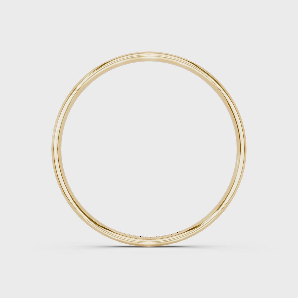 1.5mm Montpellier Fibonacci Wedding Band Platinum or 18ct Gold