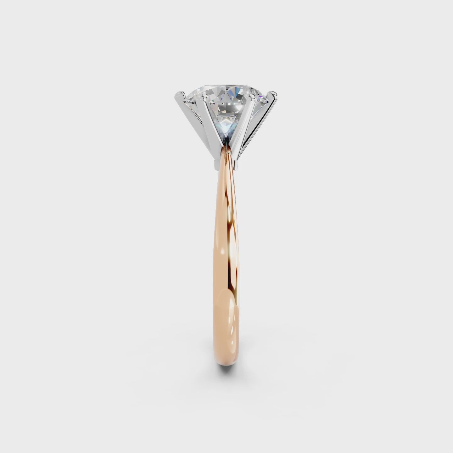IGI 2.00ct Lab Grown Diamond Solitaire Engagement Ring - The Montpellier Classic 6 Claw