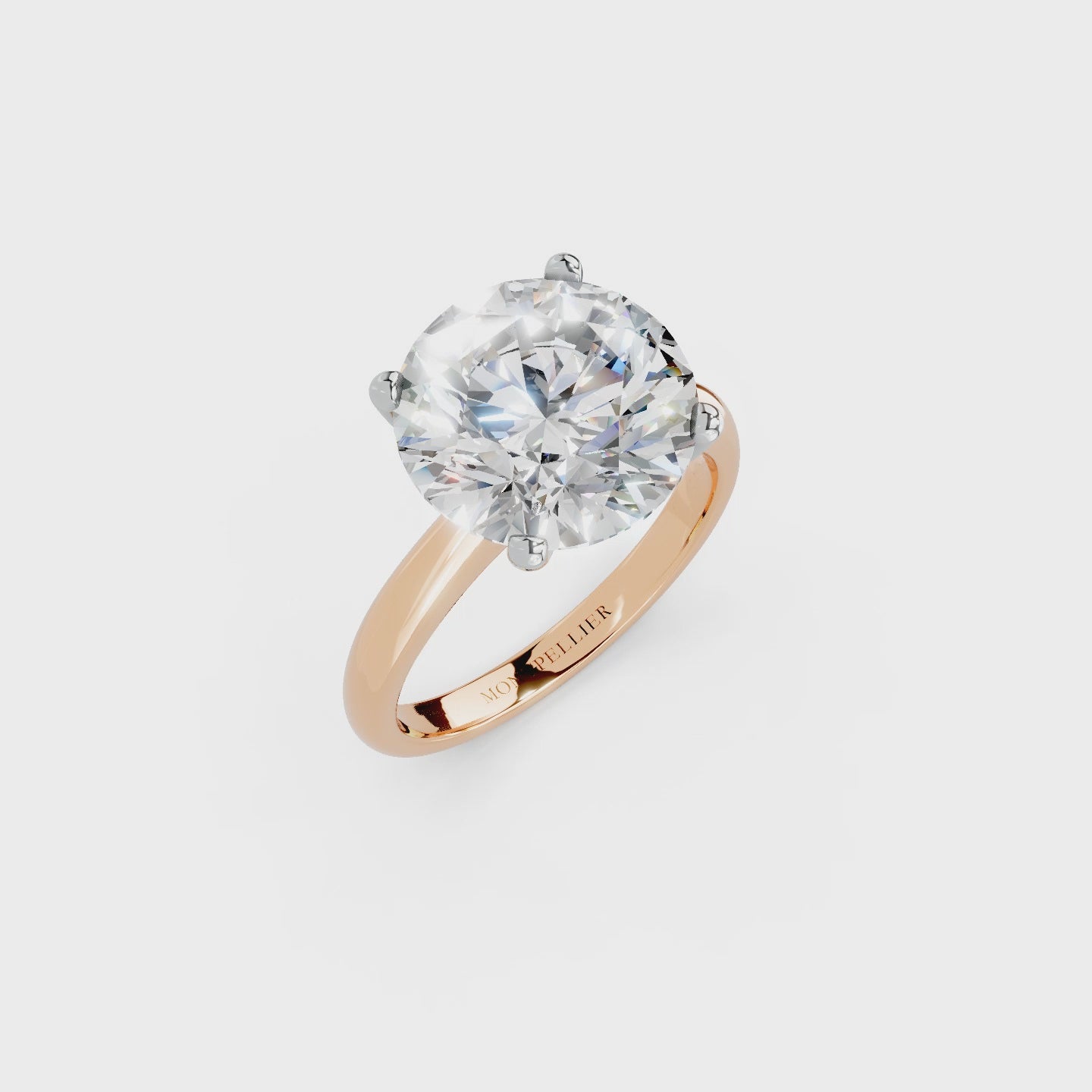 IGI 5.00ct Lab Grown Diamond Solitaire Engagement Ring - The Montpellier Tulip