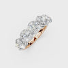 3.50ct Lab Grown 5 Stone Round Diamond Ring Platinum or 18ct Gold - The Montpellier Classic 5 Stone Ring