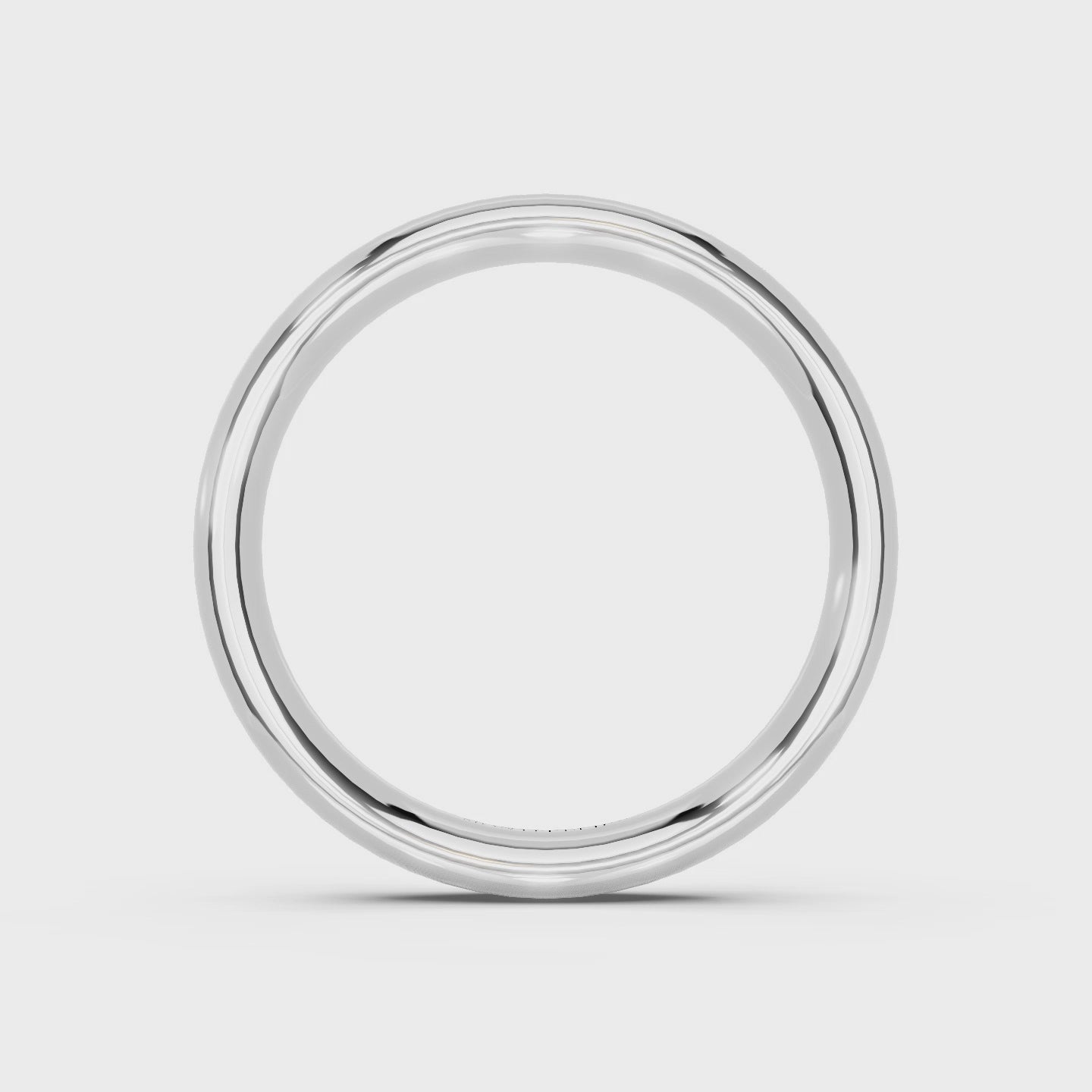 4.0mm Montpellier Fibonacci Wedding Band Platinum or 18ct Gold