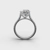 GIA 5.02ct F/SI2 Diamond Solitaire set in Platinum