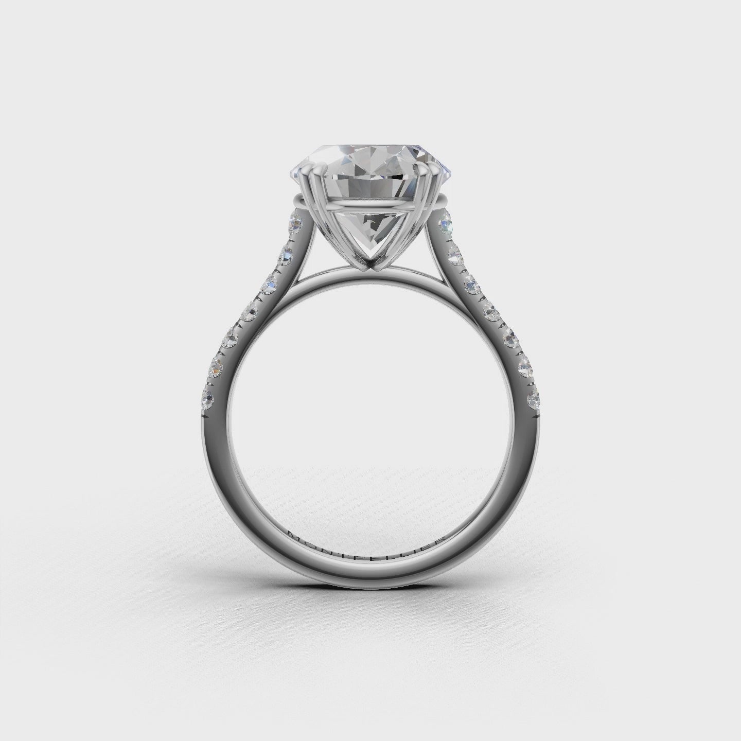 GIA 5.02ct F/SI2 Diamond Solitaire set in Platinum