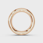 6.0mm Montpellier Fibonacci Wedding Band Platinum or 18ct Gold