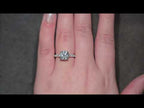 2.00ct D/VS2 LAB Diamond Ring with Diamond Shoulders set in Platinum
