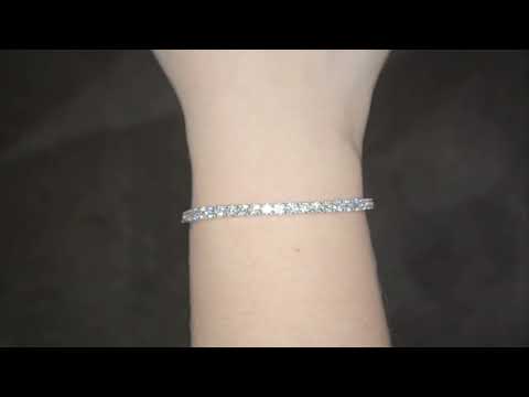 6.00ct LAB Diamond Line Bracelet Set in White Gold