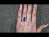 Gubelin Certified 13.81ct Sapphire & Diamond Ring