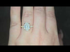 IGI 2.53ct D/VS1 Oval Cut LAB Diamond Ring with Diamond Shoulders & Diamond Set Claws Set in 18ct Yellow Gold