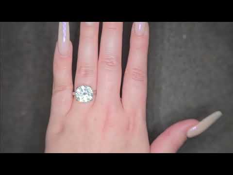 IGI 7.49ct E/VS1 LAB Diamond Solitaire set in Platinum