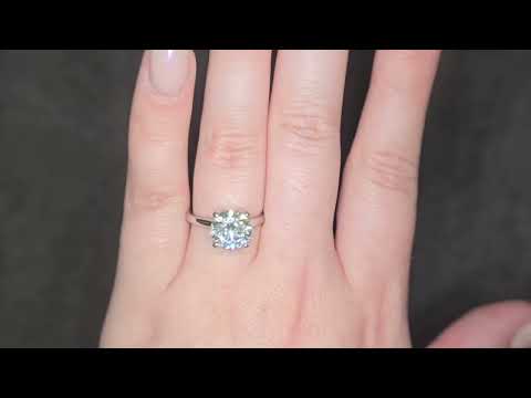 IGI 3.01ct D/VS2 LAB Diamond Solitaire set in Platinum