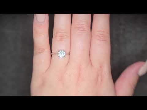 1.02ct D/VS LAB Diamond Solitaire set in White Gold