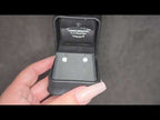 1.00ct F/VS LAB Diamond Stud Earrings Set In 9ct White Gold