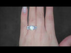 5.61ct F/VS1 Round Brilliant Cut LAB Diamond 3 Stone Ring Set in White Gold