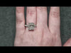 GIA 5.02ct H/SI1 Radiant Cut Diamond Solitaire set in Platinum with Diamond Band