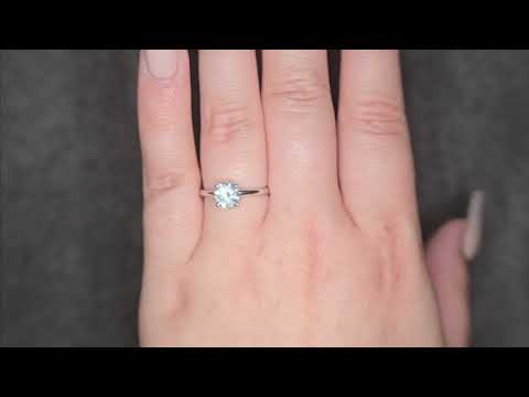 1.01ct D/VS LAB Diamond Solitaire set in White Gold