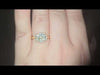 IGI 1.55ct D/VS1 Emerald Cut LAB Diamond Ring with Emerald Cut Side Stones Set in 18ct Yellow Gold