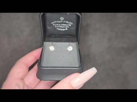 IGI 1.50ct D/VS1 LAB Diamond Stud Earrings Set In 18ct White Gold