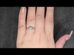 1.23ct Old Round Brilliant Cut Diamond Ring Set in 18ct White Gold