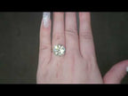 10.02ct Round Brilliant Cut Diamond Solitaire Set in Platinum