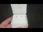 0.82ct LAB Diamond Stud Earrings Set In White Gold