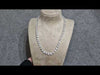 18ct White Gold Graduated Diamond Riviere Necklace
