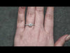 0.33ct G/SI2 Diamond Halo Ring set in Platinum
