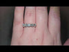 1.96ct F/VS LAB Diamond 5 Stone Ring Set In Platinum