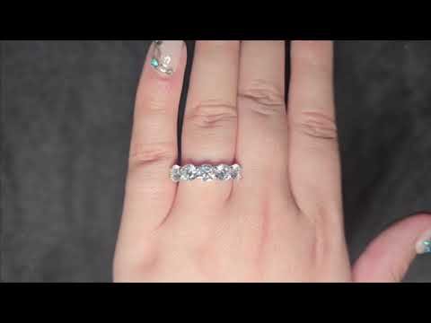 3.20ct F/VS LAB Diamond 5 Stone Ring Set In Yellow Gold