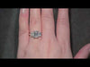 IGI 2.54ct D/VS1 Emerald Cut LAB Diamond Solitaire 3 Stone Ring Set in Platinum