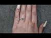 IGI 1.00ct D/VS1 LAB Diamond Ring with Diamond Shoulders Set In Platinum