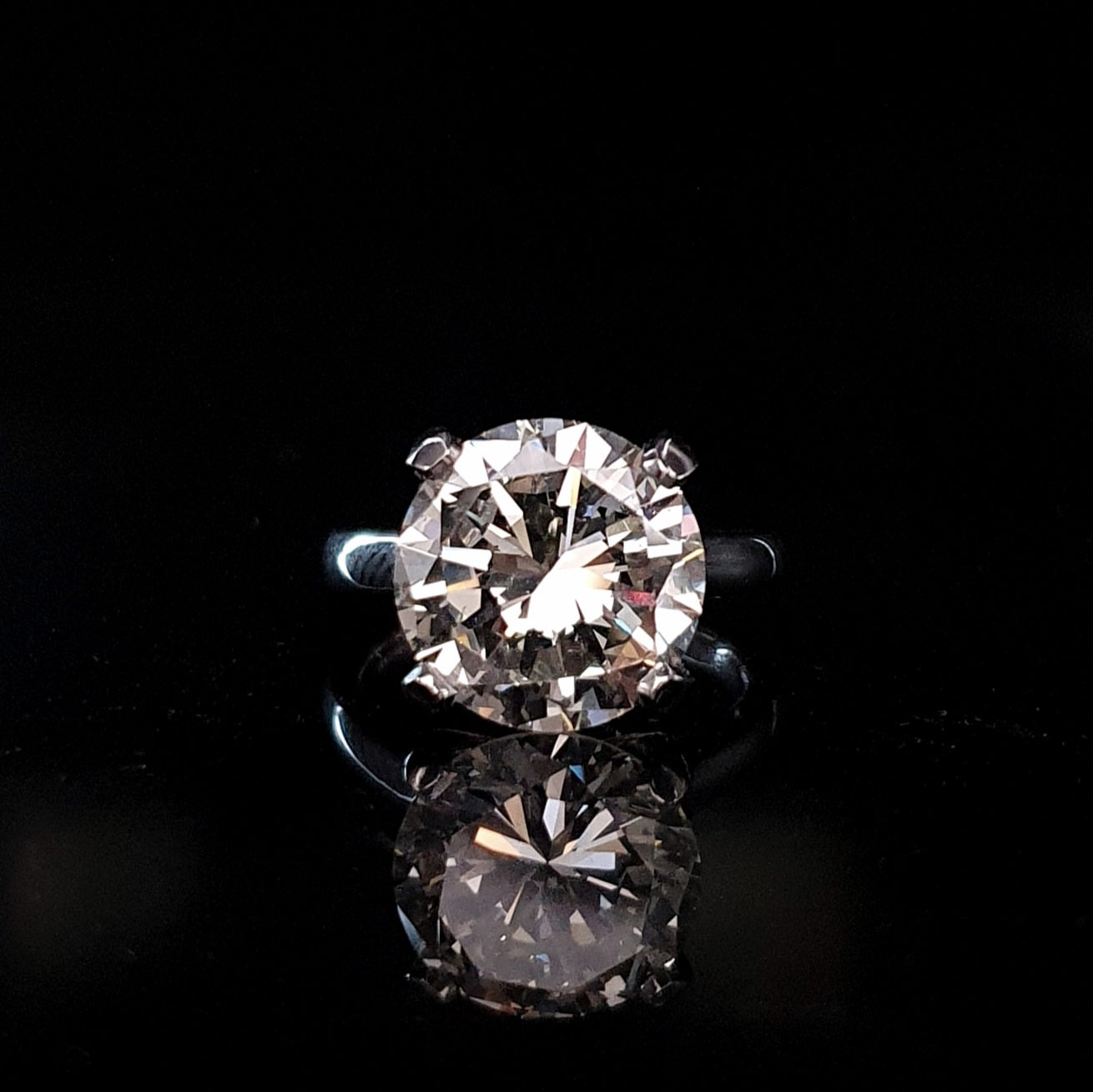 6.14ct Diamond Solitaire Ring