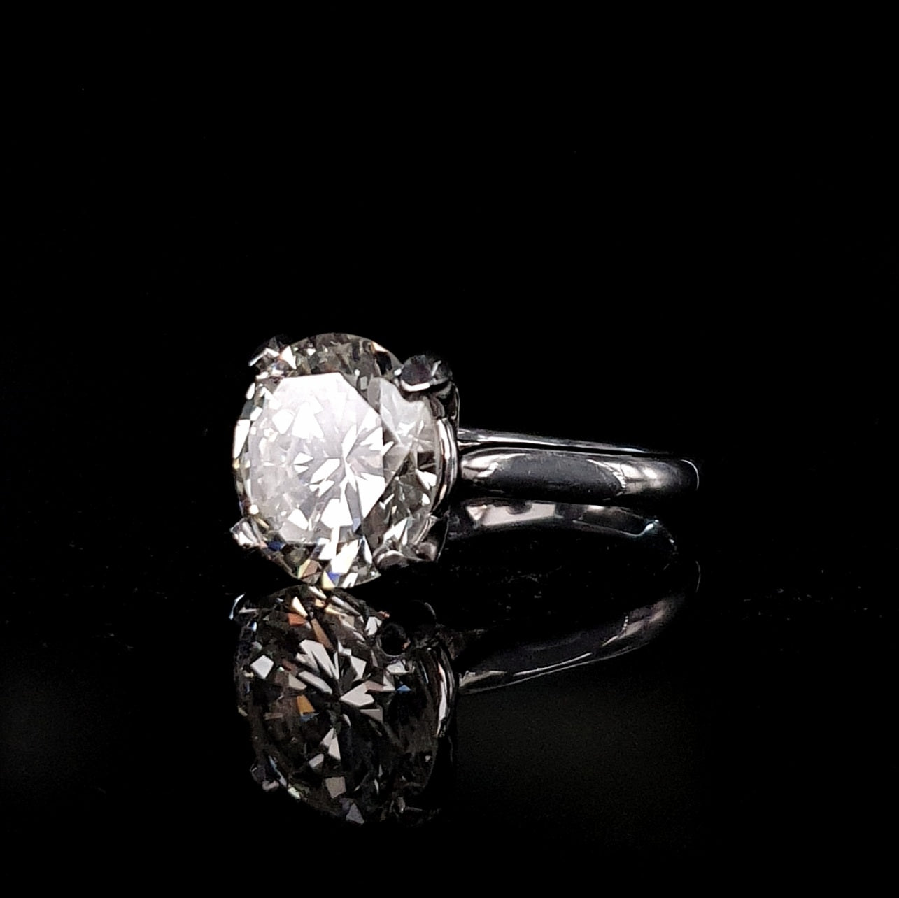 6.14ct Diamond Solitaire Ring