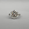 6.10ct Platinum Diamond Solitaire Ring