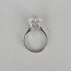 6.10ct Platinum Diamond Solitaire Ring