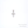 18ct White Gold 0.50ct Diamond Cross Pendant