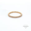18ct Yellow Gold Micro Set Diamond Half Eternity Ring 1.90mm 0.18ct