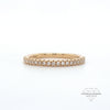 18ct Yellow Gold Micro Set Diamond Half Eternity Ring 1.90mm 0.18ct