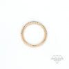 18ct Yellow Gold Micro Set Diamond Half Eternity Ring 1.90mm 0.18ct