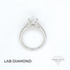 IGI 2.01ct F /VS1 LAB Diamond Pear Shape Solitaire Set In Platinum with Diamond Shoulders