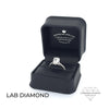 IGI 2.01ct F /VS1 LAB Diamond Pear Shape Solitaire Set In Platinum with Diamond Shoulders