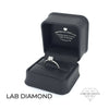 IGI 0.75ct D /VVS2 LAB Diamond Solitaire Set In Platinum with Diamond Shoulders