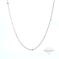 18ct White Gold Diamond Necklace - Montpellier Jewellers