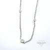 18ct White Gold Diamond Necklace