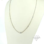 18ct White Gold Diamond Necklace