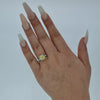 GIA 3.57ct Fancy Yellow Cushion Cut Diamond Ring