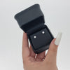 GIA 0.60ct F / SI2 Diamond Stud Earrings in 18ct White Gold