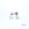 1.40ct H/SI Diamond Stud Earrings Set In 18ct White Gold