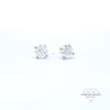 1.40ct H/SI Diamond Stud Earrings Set In 18ct White Gold