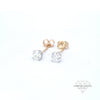 0.80ct J/VS Diamond Stud Earrings Set In 18ct Gold