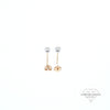 0.80ct J/VS Diamond Stud Earrings Set In 18ct Gold